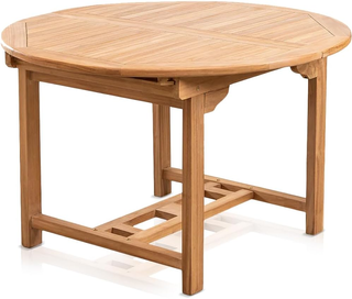 Tavolo da Giardino Estensibile in Legno Teak, Tavo