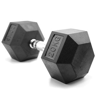 🏋️ Mancuerna Hexagonal 20 kg – 1 unidad