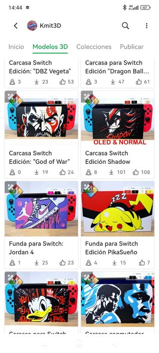 Fundas personalizadas Nintendo Switch