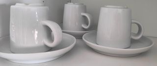 Juego té Bidasoa - Porcelana blanca