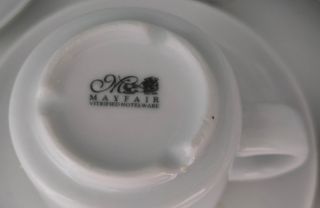 Juego té Bidasoa - Porcelana blanca