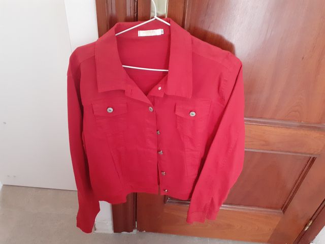 Camisetas, chaqueta y falda