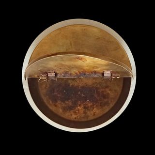 Caja Latón Antigua Para Guardar