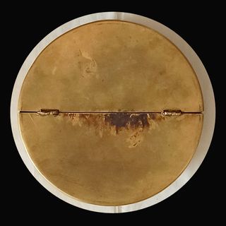 Caja Latón Antigua Para Guardar