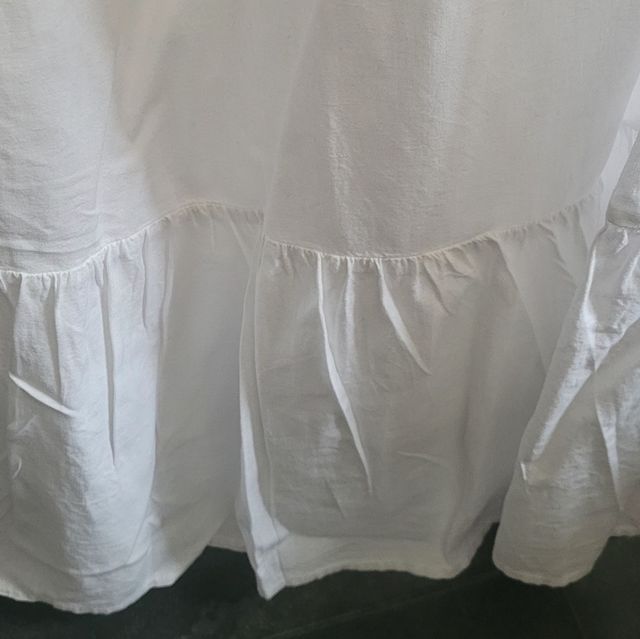 Vestido largo veraniego blanco talla L