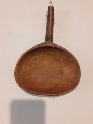 Antico palotto usato per la lavorazione del latte