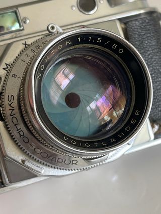 Voigtlander Prominent + Nokton 50mm 1.5