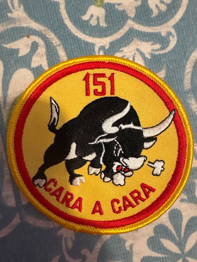 Parche Ala 151 Cara a Cara NUEVO! Original 90’