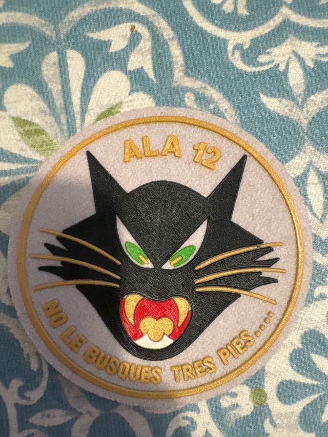 Parche ALA 12: Gato NUEVO! Original de los 90’