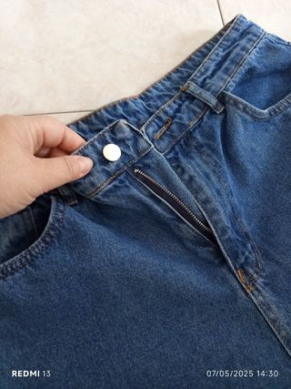 Jeans donna gamba larga