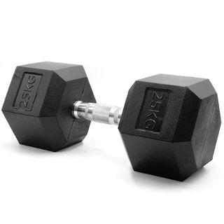 🏋️ Mancuerna Hexagonal 25 kg – 1 unidad