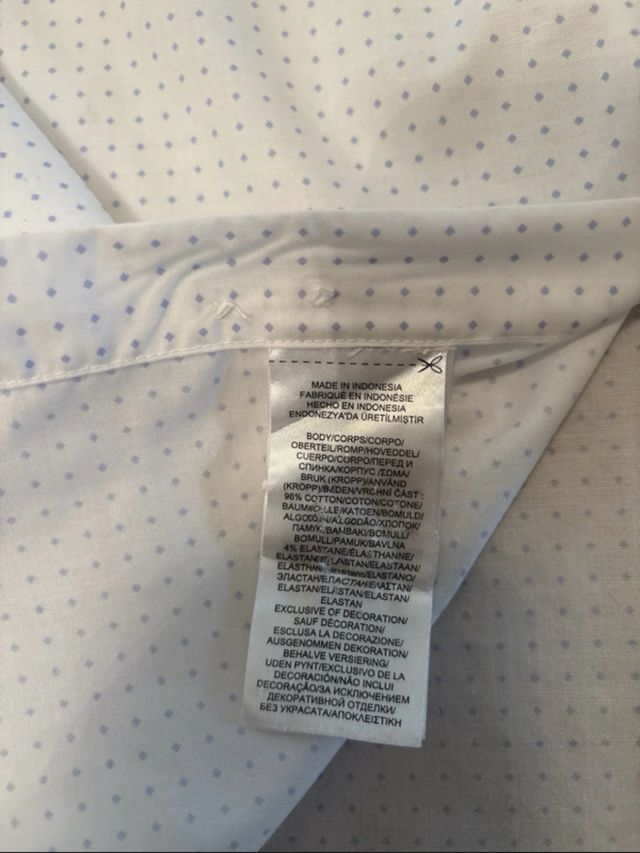 camicia Ralph Lauren con quadratini azzurri