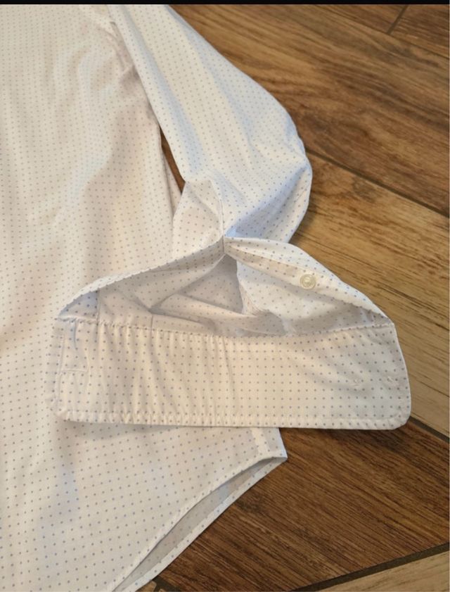 camicia Ralph Lauren con quadratini azzurri