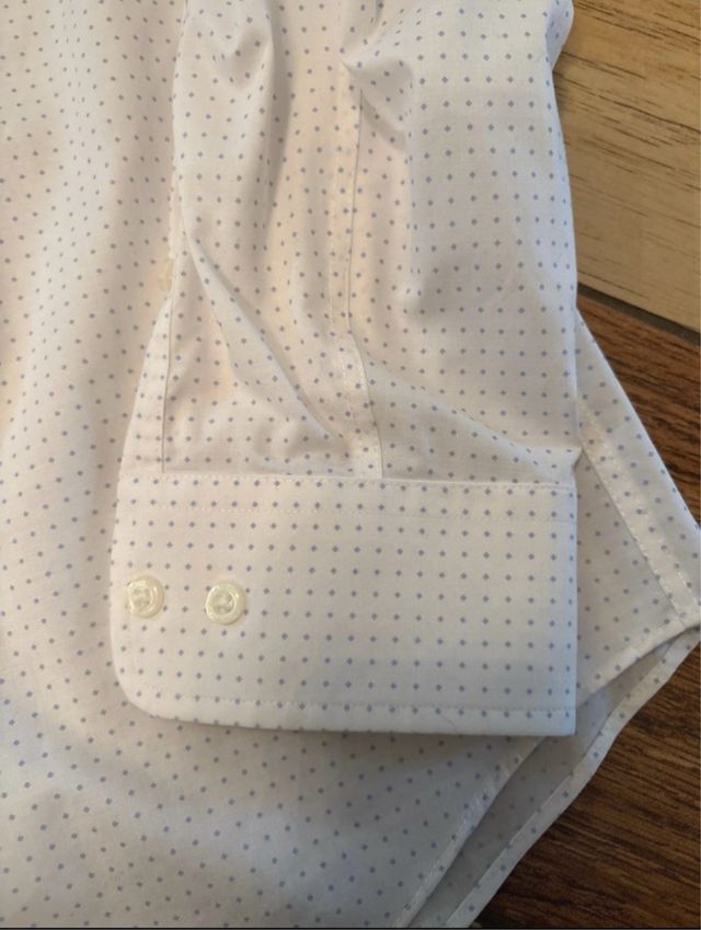 camicia Ralph Lauren con quadratini azzurri