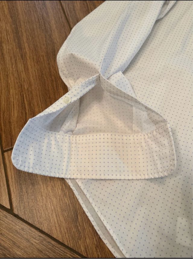 camicia Ralph Lauren con quadratini azzurri