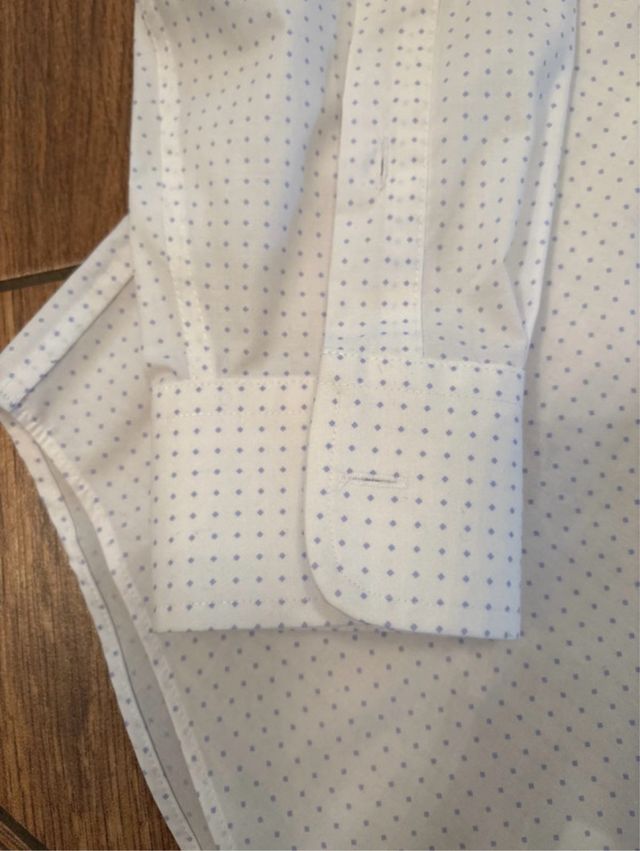 camicia Ralph Lauren con quadratini azzurri