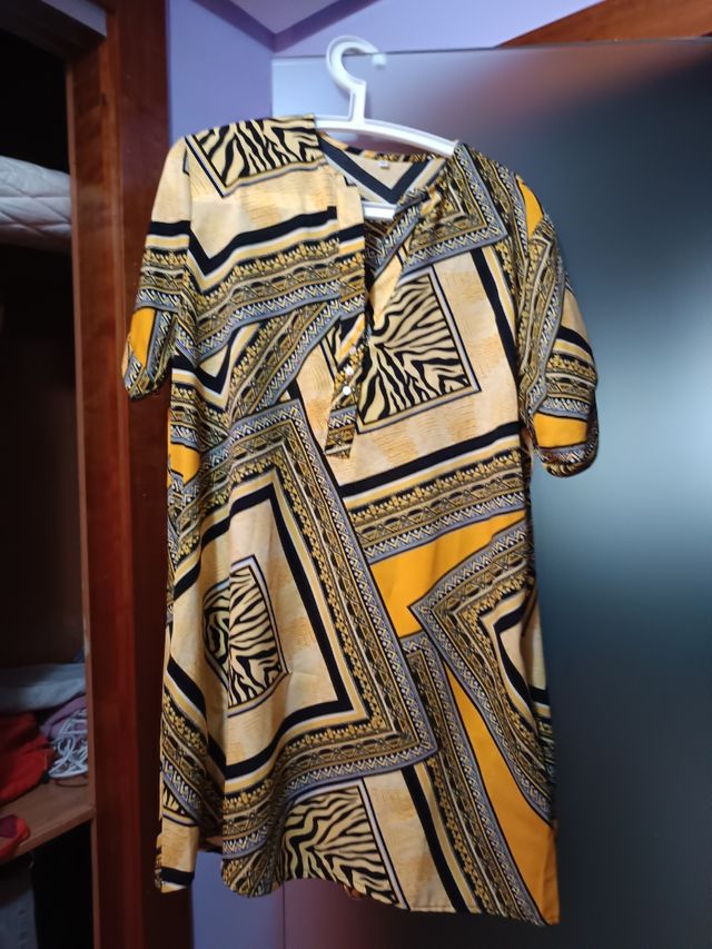 Camisola vestido mujer