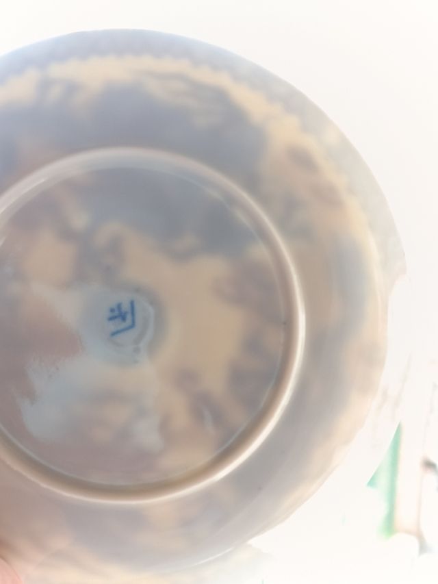 Tazza e piattino Satsuma giapponese caffè/te