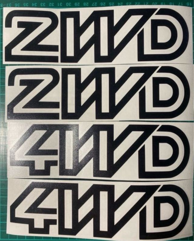 Pegatinas 4WD Volkswagen T4 / T3