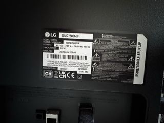 TV LG 55" Negra