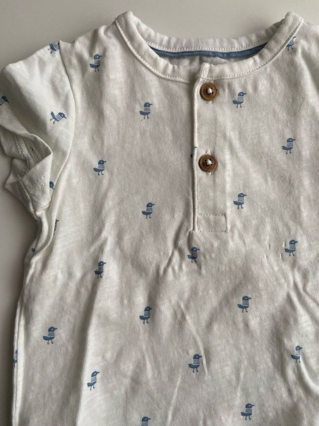 5 Camisetas bebé verano algodon