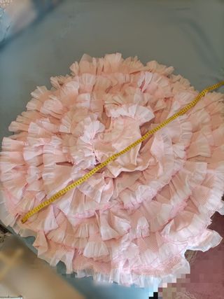 Traje Flamenca niña Rosa - 2-4 años.Se puede sacar