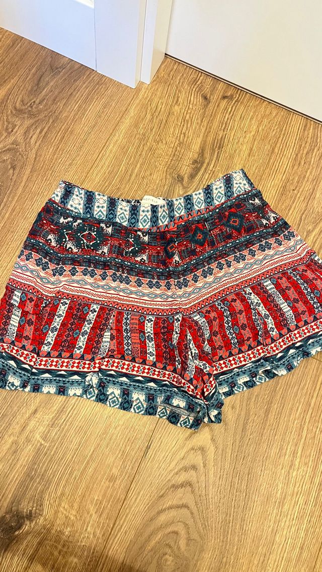 Shorts fluido estampado