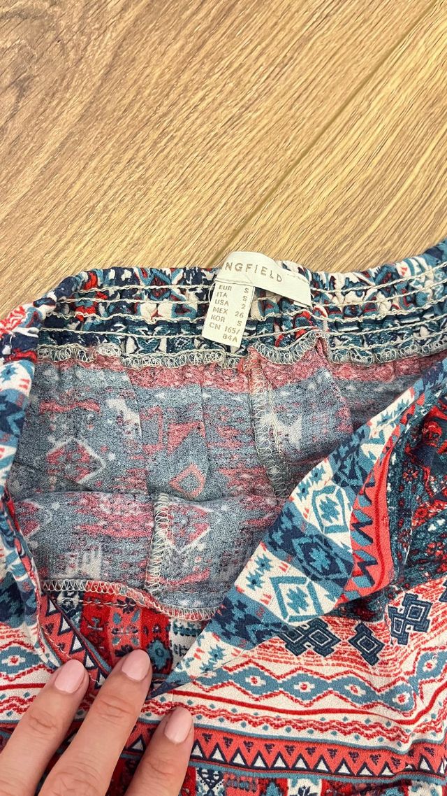 Shorts fluido estampado