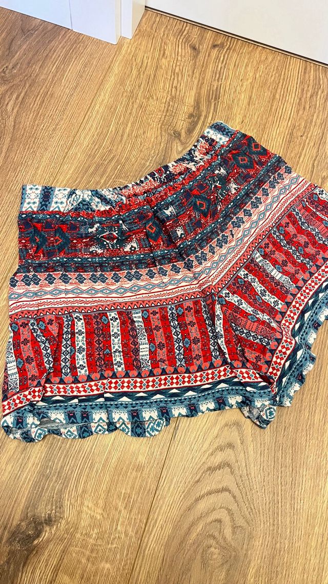 Shorts fluido estampado