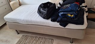 Somier tapizado desmontable