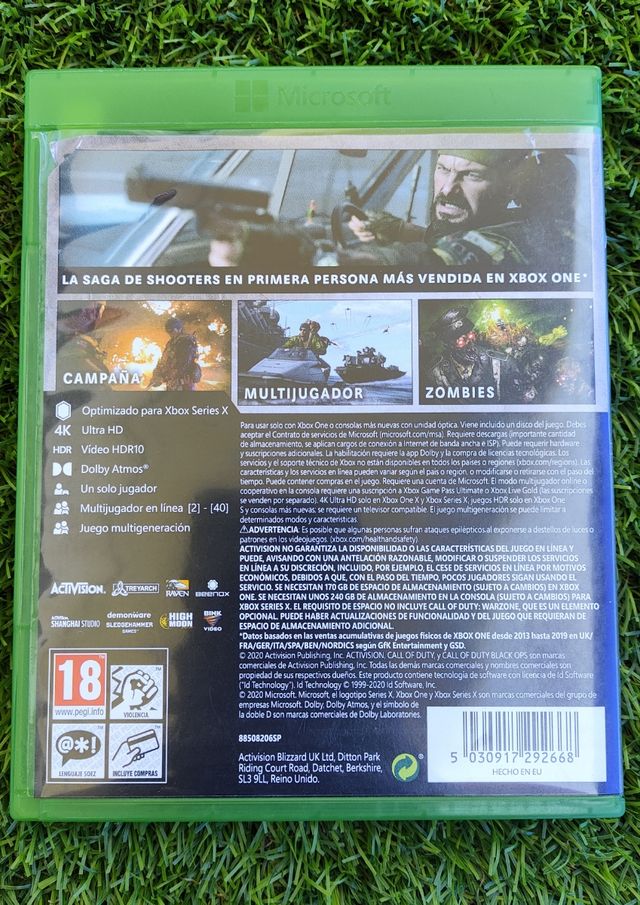 Call Of Duty Black Ops: Cold War para Xbox