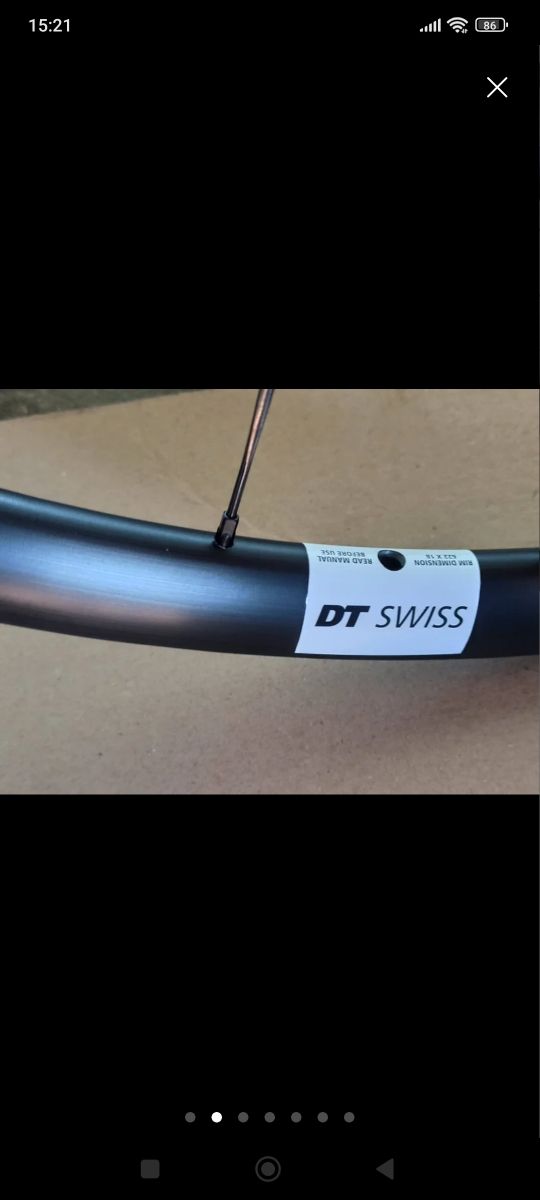 Rueda Dt swiss nueva. Sin uso.