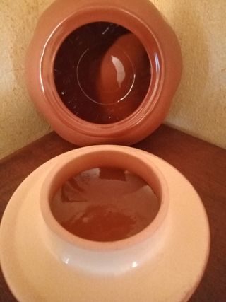 Contenitore Ceramica Vintage Russia