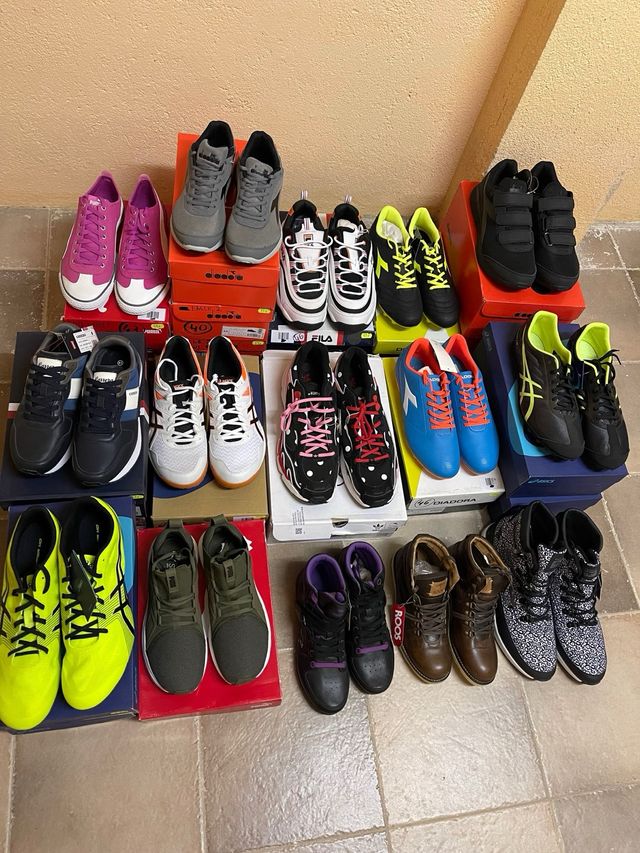 Lote stock bambas de marca mayorista!!