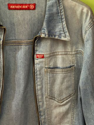 Giubbotto jeans Seven Six chiaro taglia xs/s.