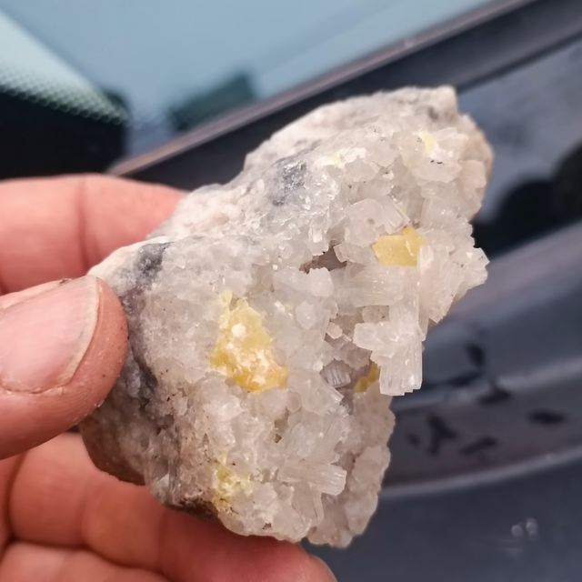 aragonite esagonale minerali