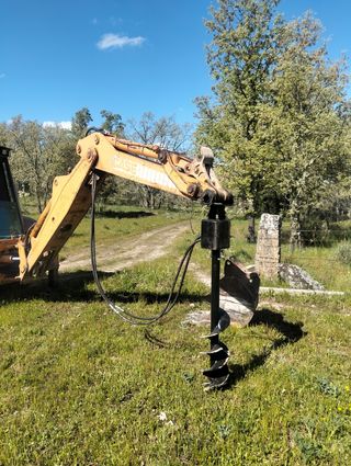 Ahoyador retroexcavadora