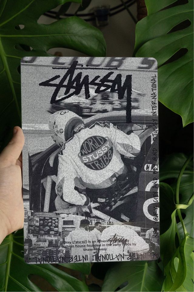 Stüssy Placa de Aluminio