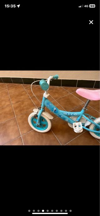 bicicleta niña frozen 14”