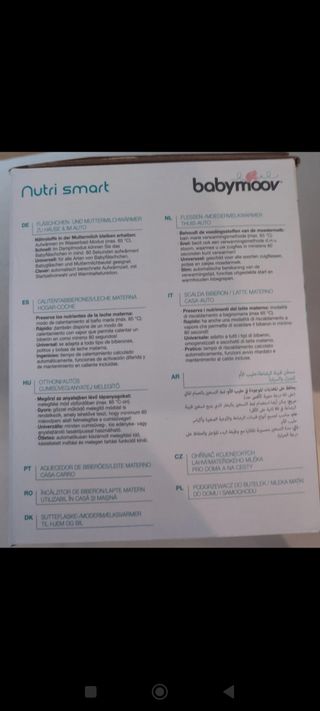 Calienta biberones Babymoov