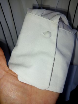 Blusa Zara Basic blanca - talla L