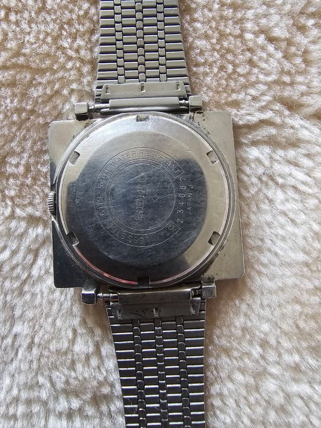Reloj Seiko antiguo cuadrado