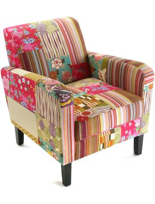 Sillón estampado como nuevo