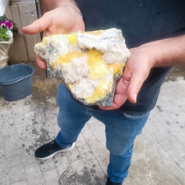 aragonite esagonale minerali