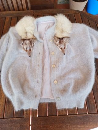 Chaqueta de angora