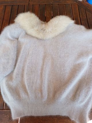 Chaqueta de angora