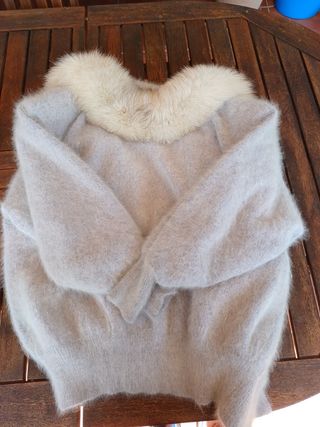 Chaqueta de angora