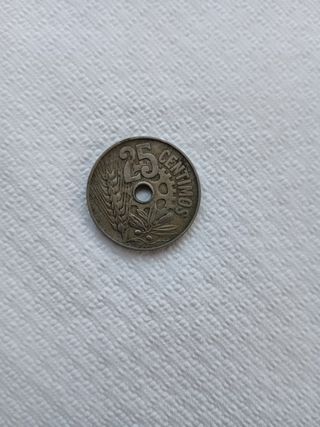 Republica Española 
Moneda antigua.