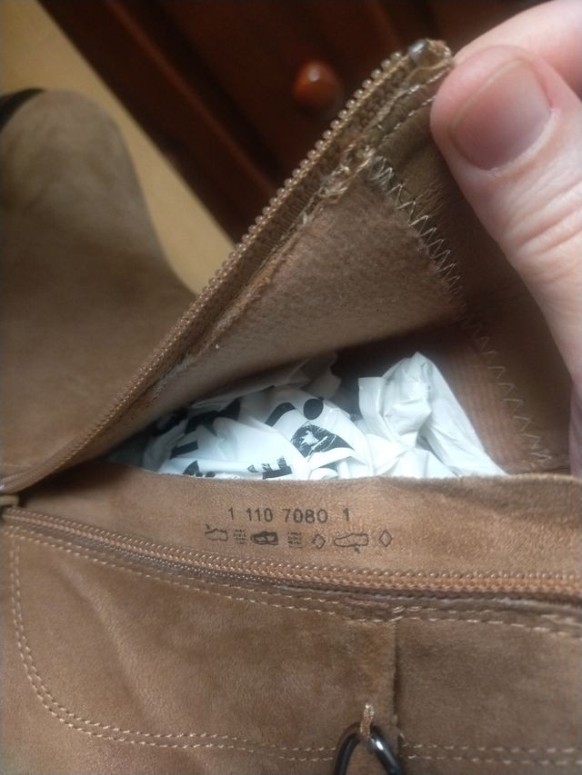 Botas bajas marrones talla 41