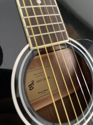 Guitarra acústica Harley Benton D-120BK